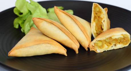  Vegetable Curry Samosas