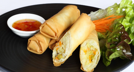 Vegetable spring rolls